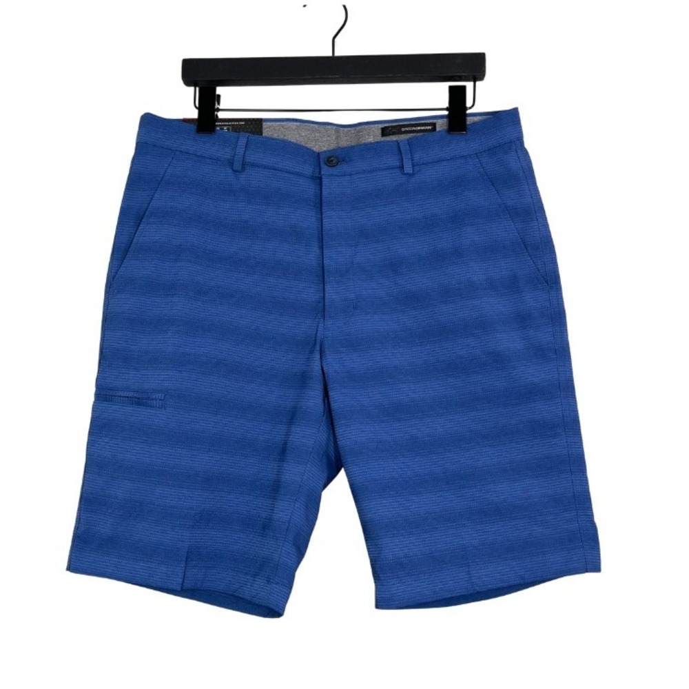 Greg Norman Performance Golf Shorts Blue Size 34 NWT Stretch‎ Moisture-Wicking